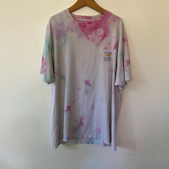 Hanes The Salty Dog T-shirt Women's Large Short Sleeve Tie Dye - Picture 1 of 6
